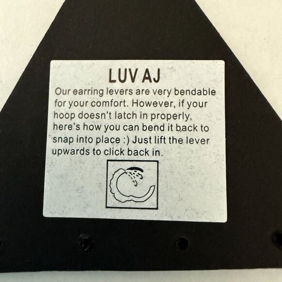 NOC Luv AJ Blue Pearl Amalfi Huggies Earrings Silver 2 in 1 Freshwater Pearl - Picture 13 of 15